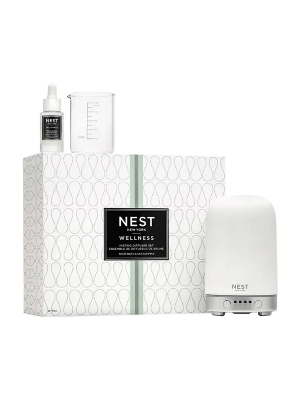 NEST New York Wild Mint & Eucalyptus Misting Diffuser Set